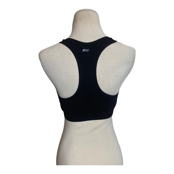 Amazon Basics black racer back sports bra size Small - Picture 2 of 9